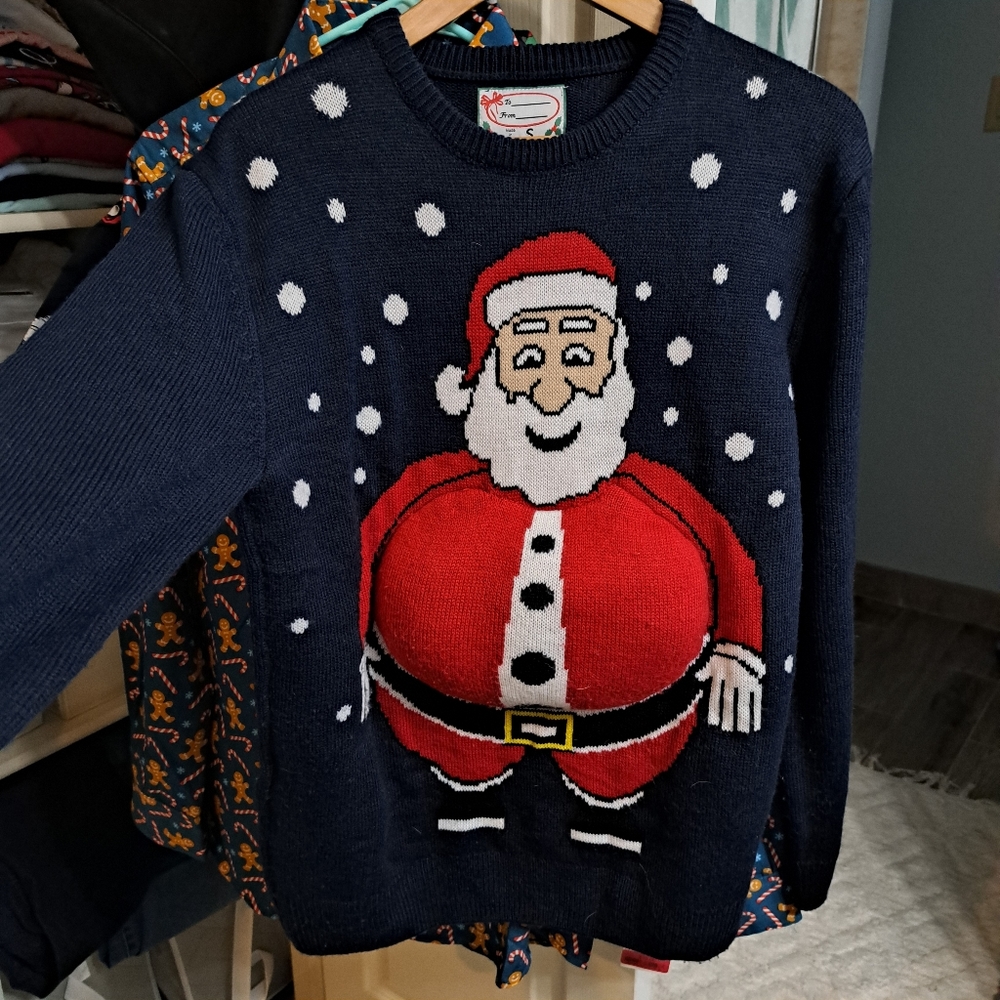 Couple Christmas Ugly Funny Sweater - Small & Large